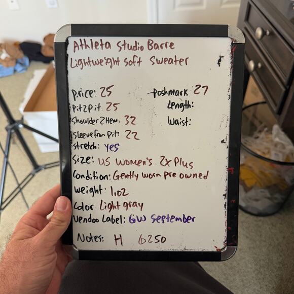 Athleta Studio Barre Lightweight Soft Sweater US Women's 2X Plus - Picture 9 of 9